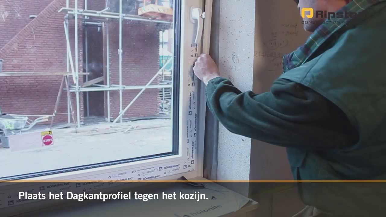 Ripstaal Dagkant-gipsplaat Verwerking