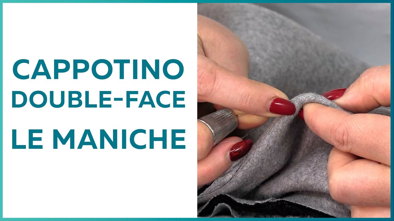 Tutorial capottino double-face. Come attaccare le maniche.