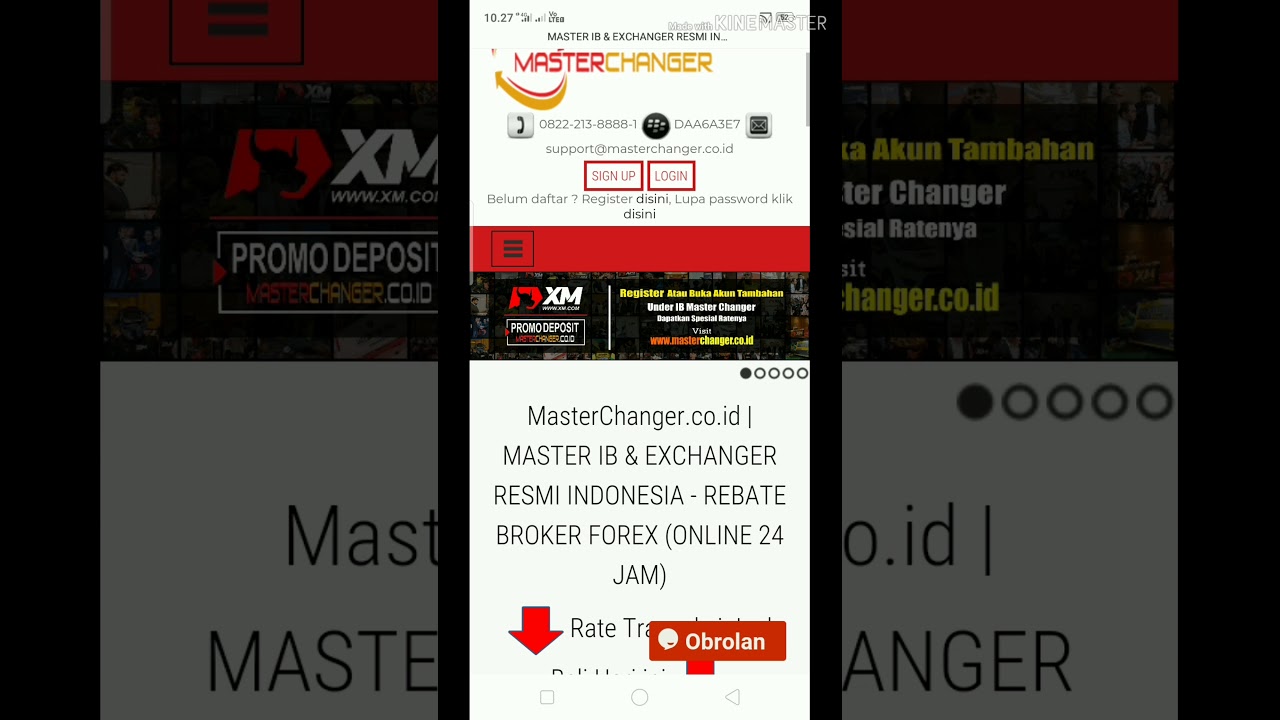 Membuat master changer sangat mudah! Untuk deposit fasapay
