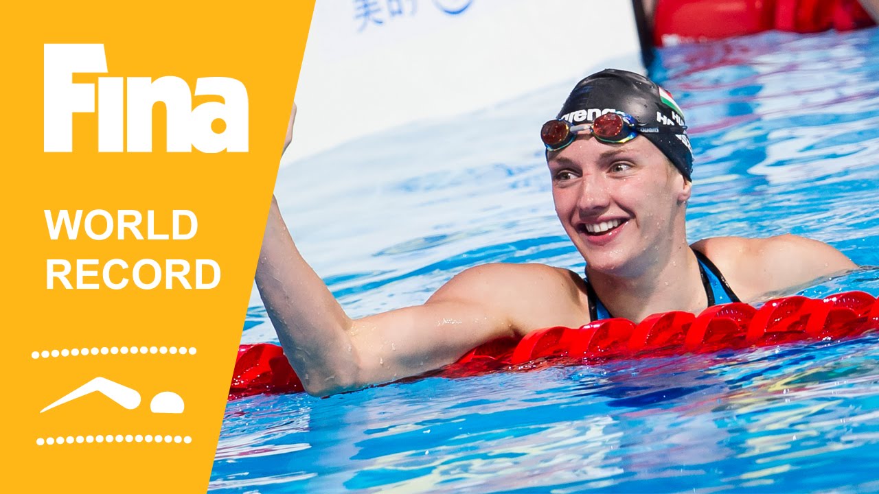 DOHA2014: HOSSZU Katinka (HUN) WR setter in the Women's 400m Individual Medley