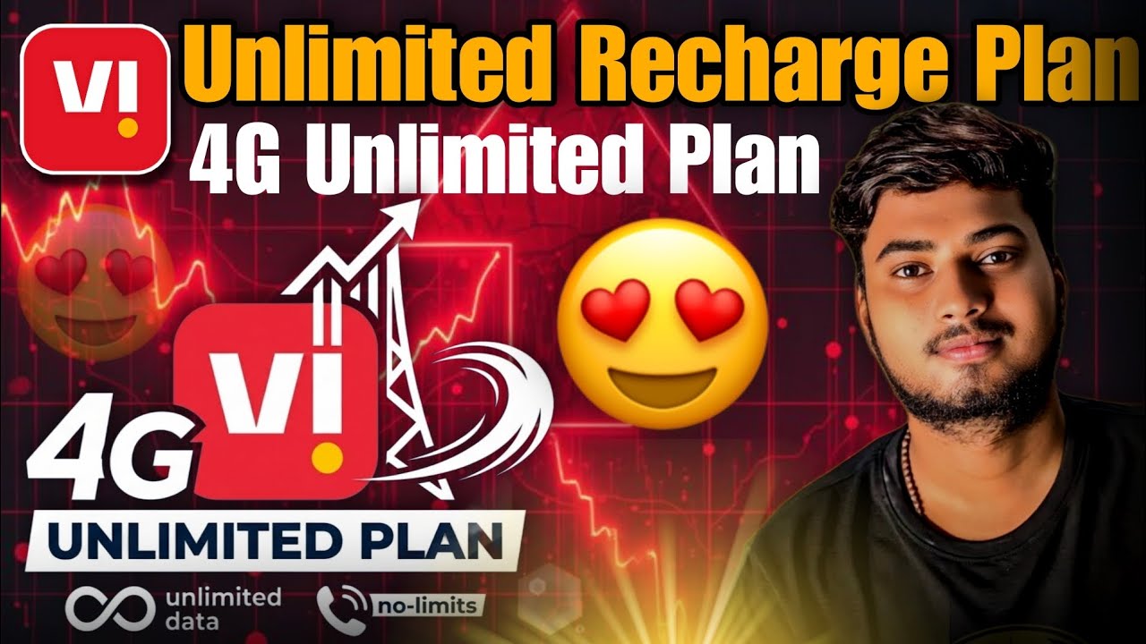 😍vi 4G & 5G unlimited Data || vi 4G & 5G unlimited plan || vi 4G & 5G unlimited recharge #recharge 