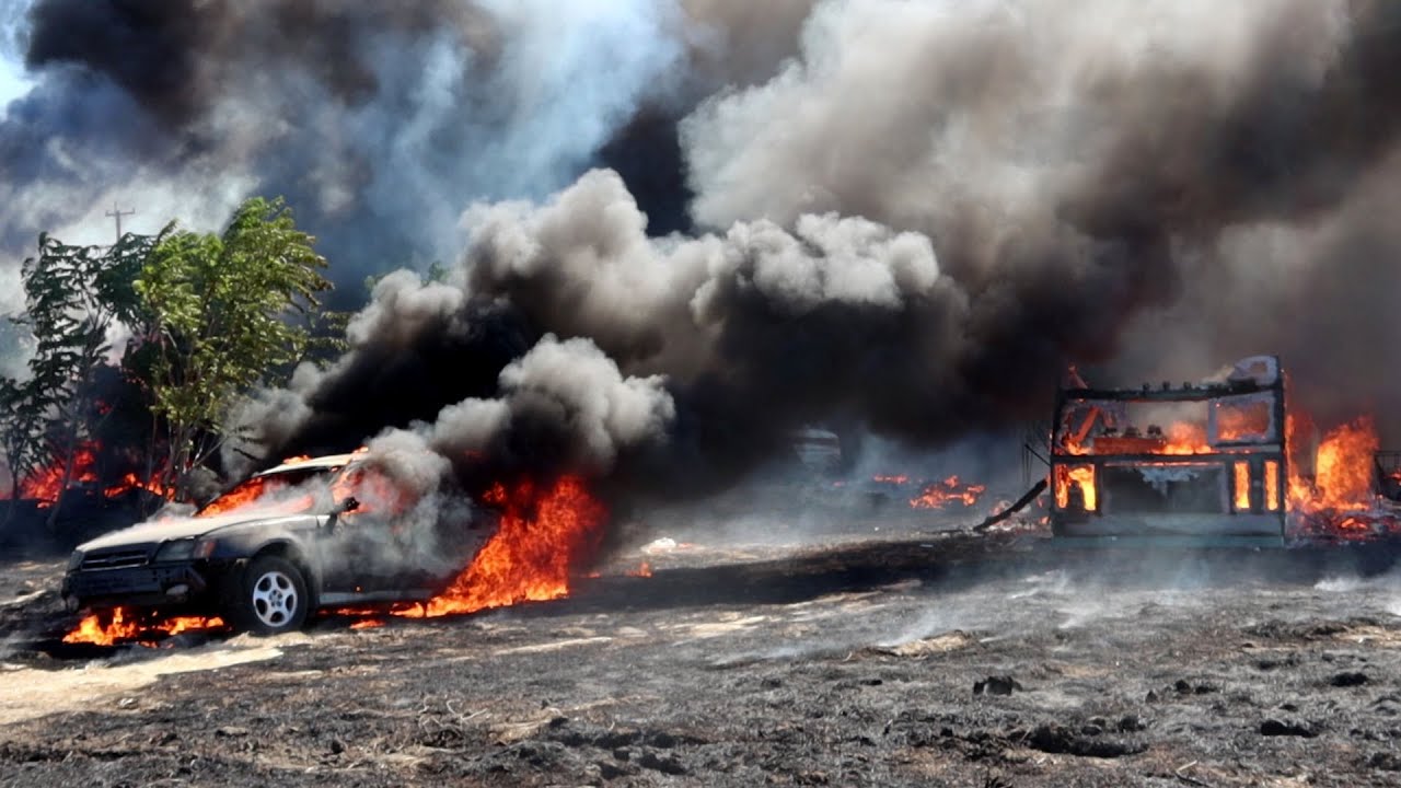 Antioch: Firefighters Battle Homeless Fire off Slatten Ranch Road