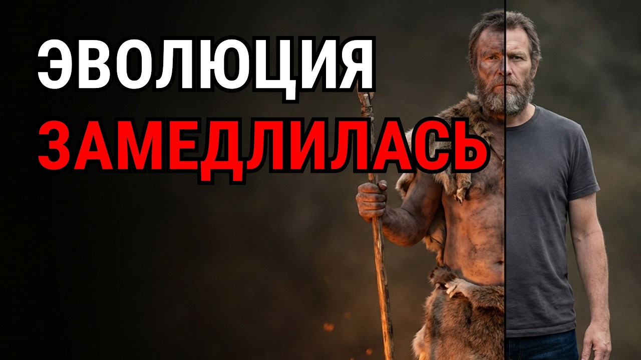 Почему эволюция человека ЗАМЕДЛИЛАСЬ — момент 100 000 лет назад | Истории для сна