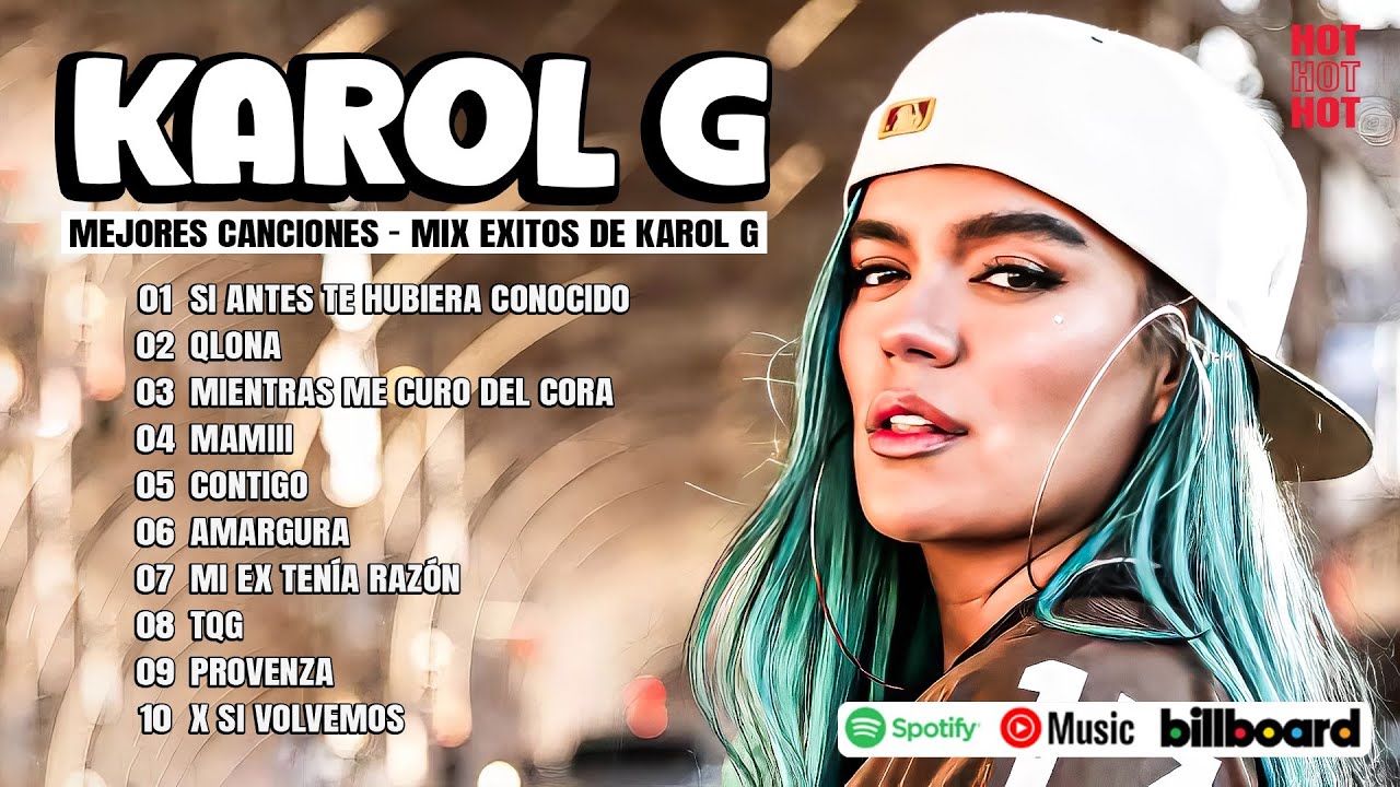Karol G 2024 - Mejores Canciones de Karol G - Grandes Éxitos De Karol G