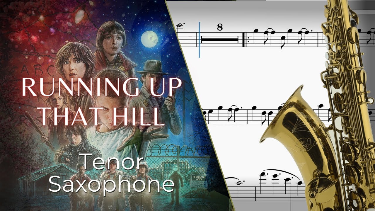 Running Up That Hill – Tenor Saxophone Sheet Music 🎶 | Stranger Things (Scrolling Score)
