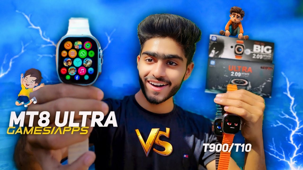 MT8 Ultra Vs T10/T900 Ultra Smart Watch Comparison 😱 | Comparison Between T10/T900 & MT8 Ultra 🔥| YL