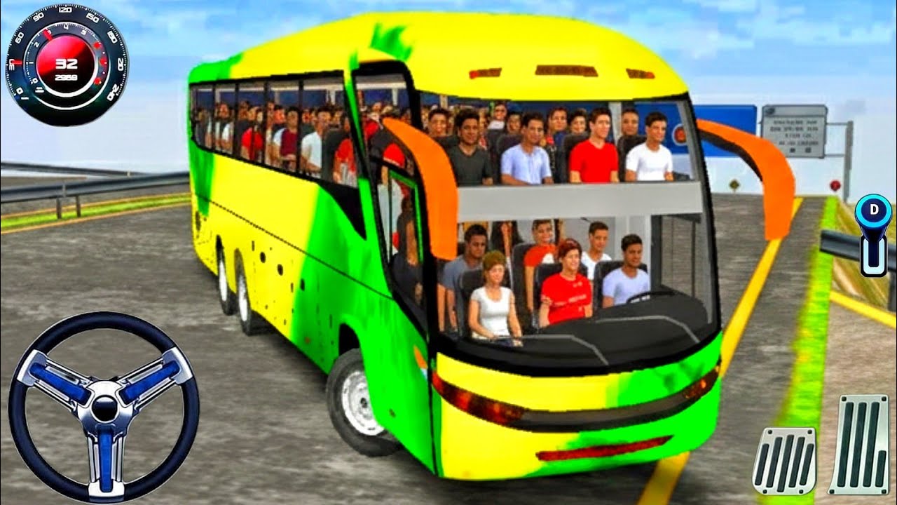 Bus Driving Games City Coach 2026 - Narrow Offroad Driving Game 3D - Bus Game Andriod Gameplay