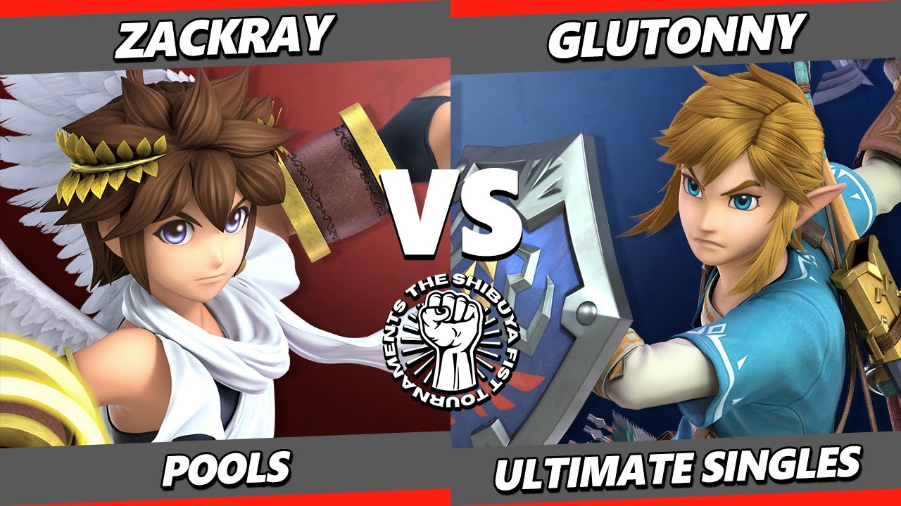 Shibuya Fist - Zackray (Pit, ROB) Vs. Glutonny (Link) Smash Ultimate - SSBU
