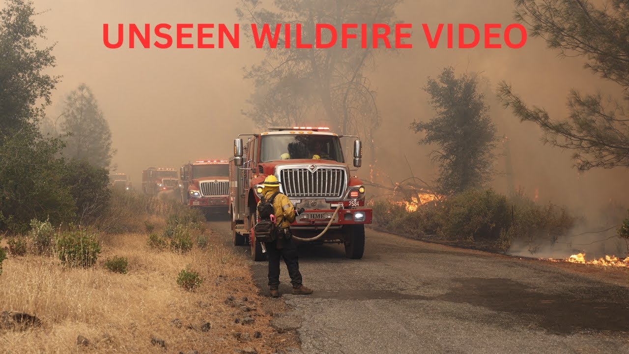 RAW Unseen Footage From California's 4th LARGEST Wildfire in History