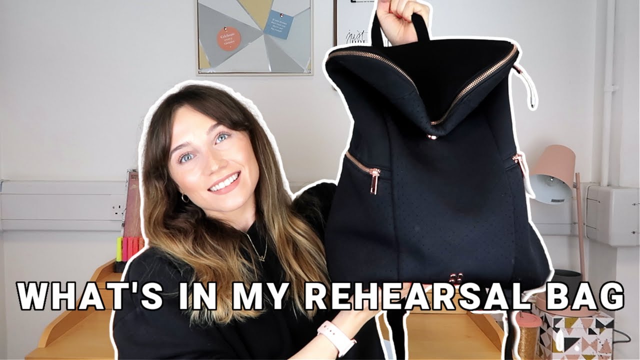 WHAT'S IN MY REHEARSAL BAG | ANYTHING GOES REHEARSALS | Georgie Ashford