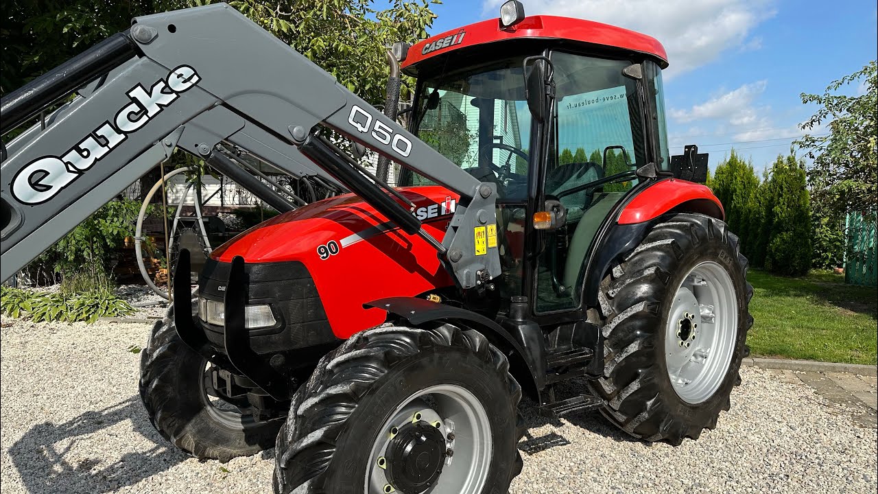 Case jx 90/ z turem quicke / ładowacz czołowy