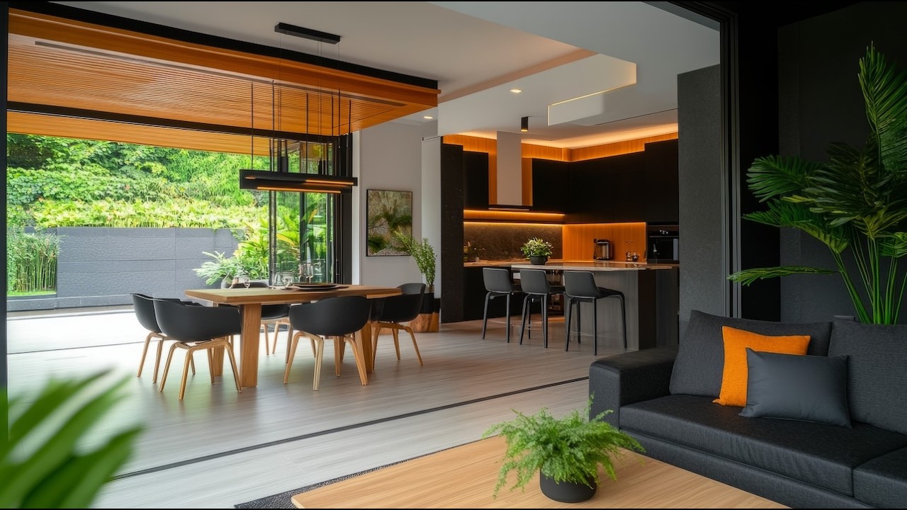 Modern Luxury House Designs with Minimalist, Black Accents & Warm Neutrals