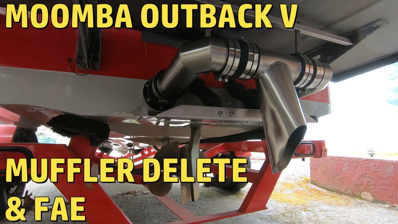 Moomba Outback V Muffler Delete and FAE install