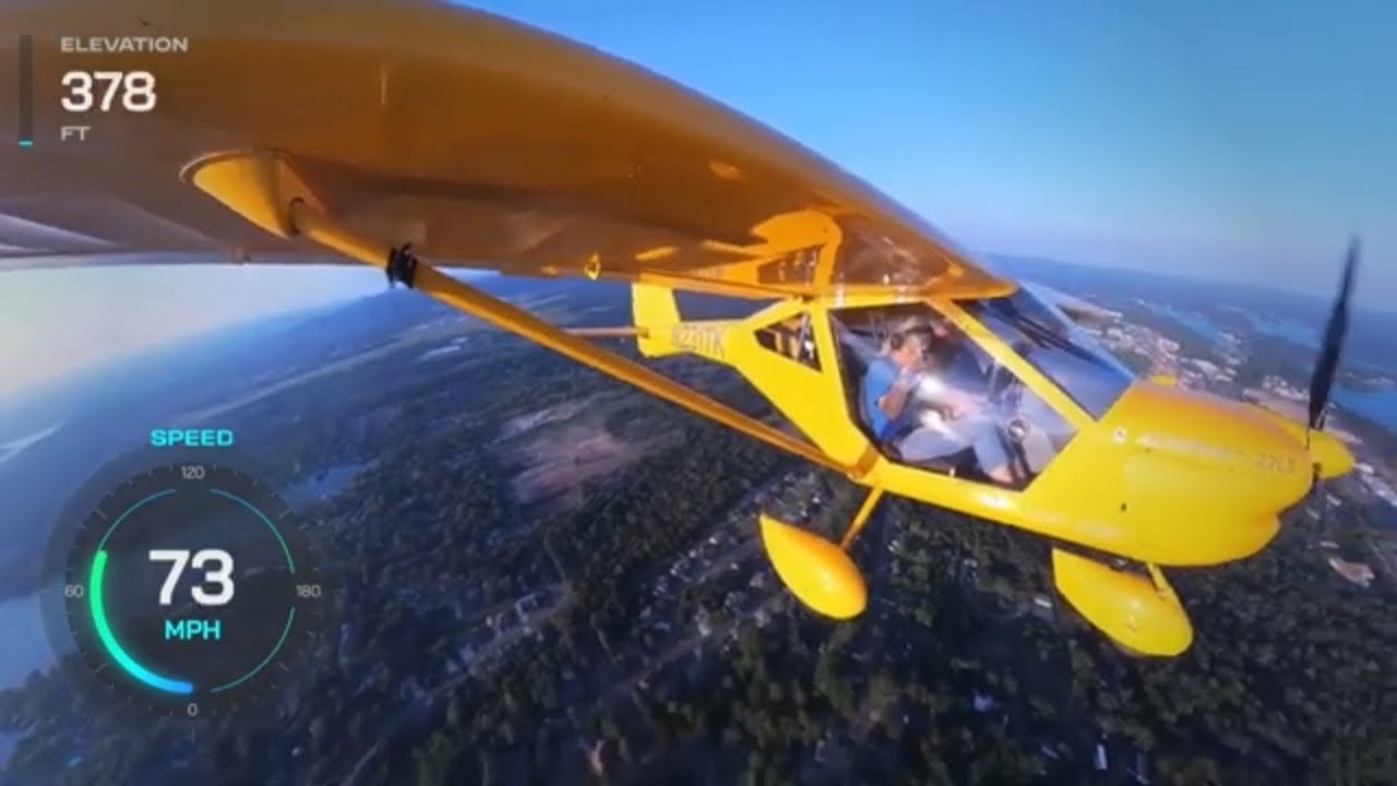 Aeroprakt A22 Pilot Shares BREATHTAKING Flight Over Lakes Hamilton and DeGray
