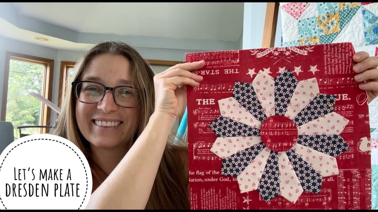 How to make a dresden plate tutorial, VLOG