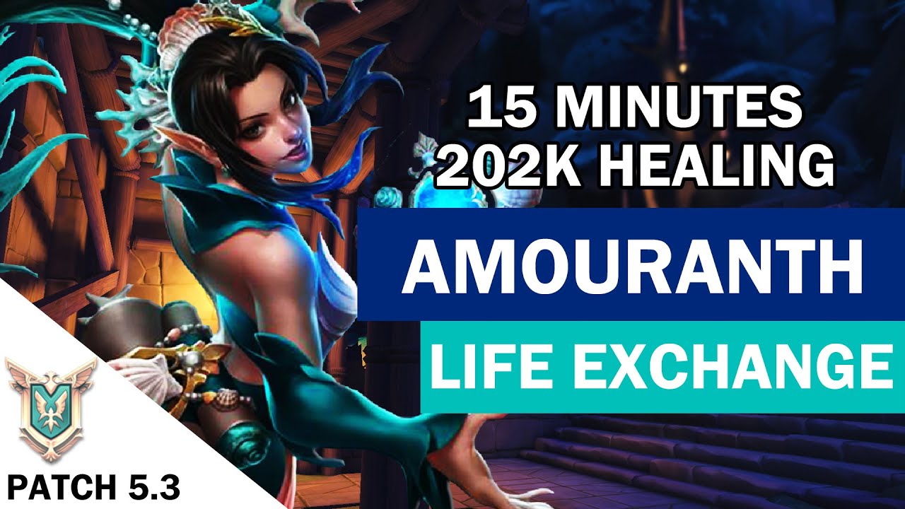Best Healer 15 Minutes 202K Healing Am&ouml;uranth Ying Paladins Competitive (Master) LIFE EXCHANGE
