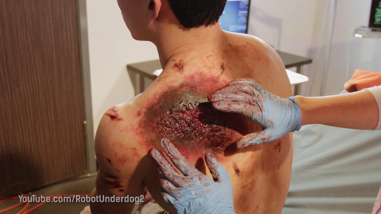 Gohan Battle Wound Makeup FX! - DBZ Light of Hope Behind the Scenes