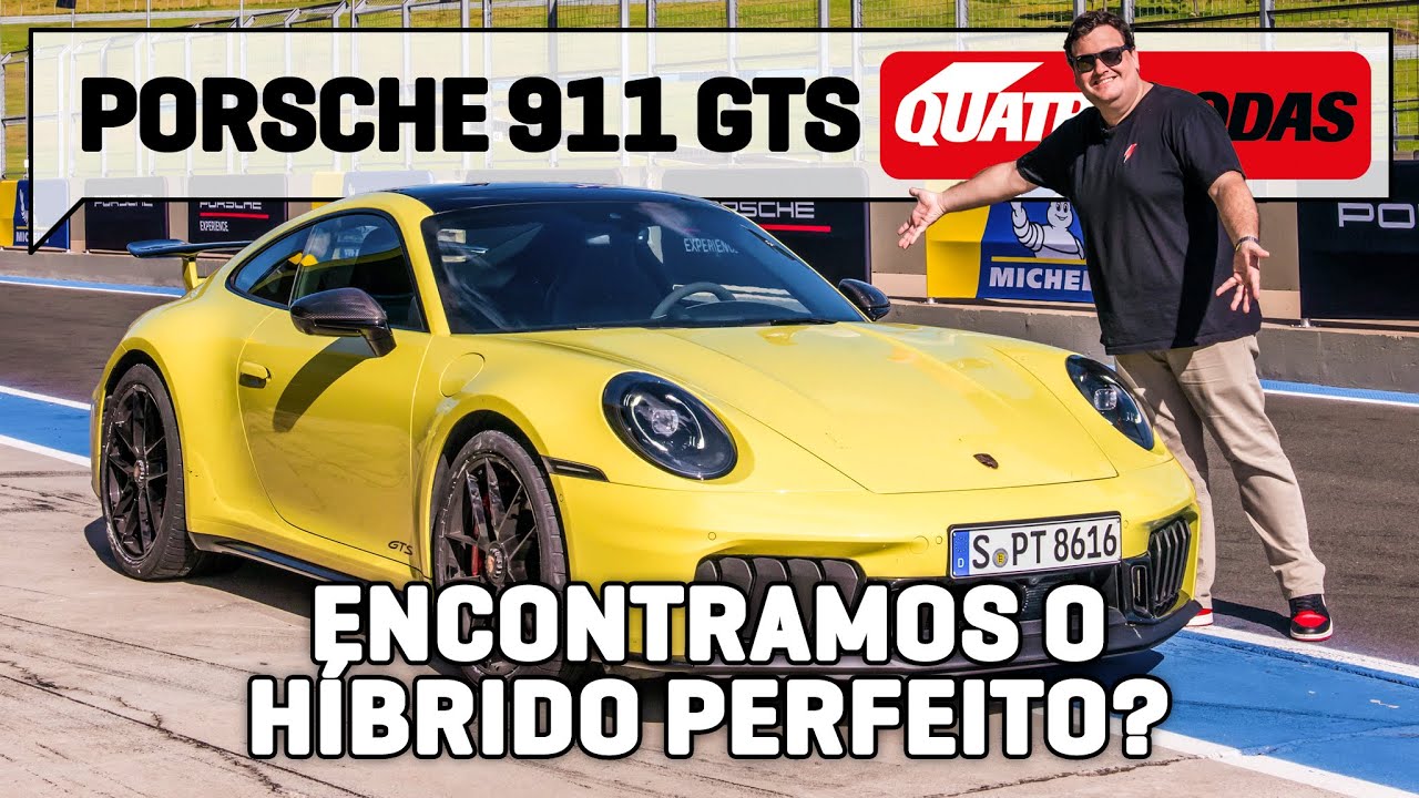 Novo Porsche 911 GTS é híbrido que RECARREGA COM O TURBO e é muito rápido