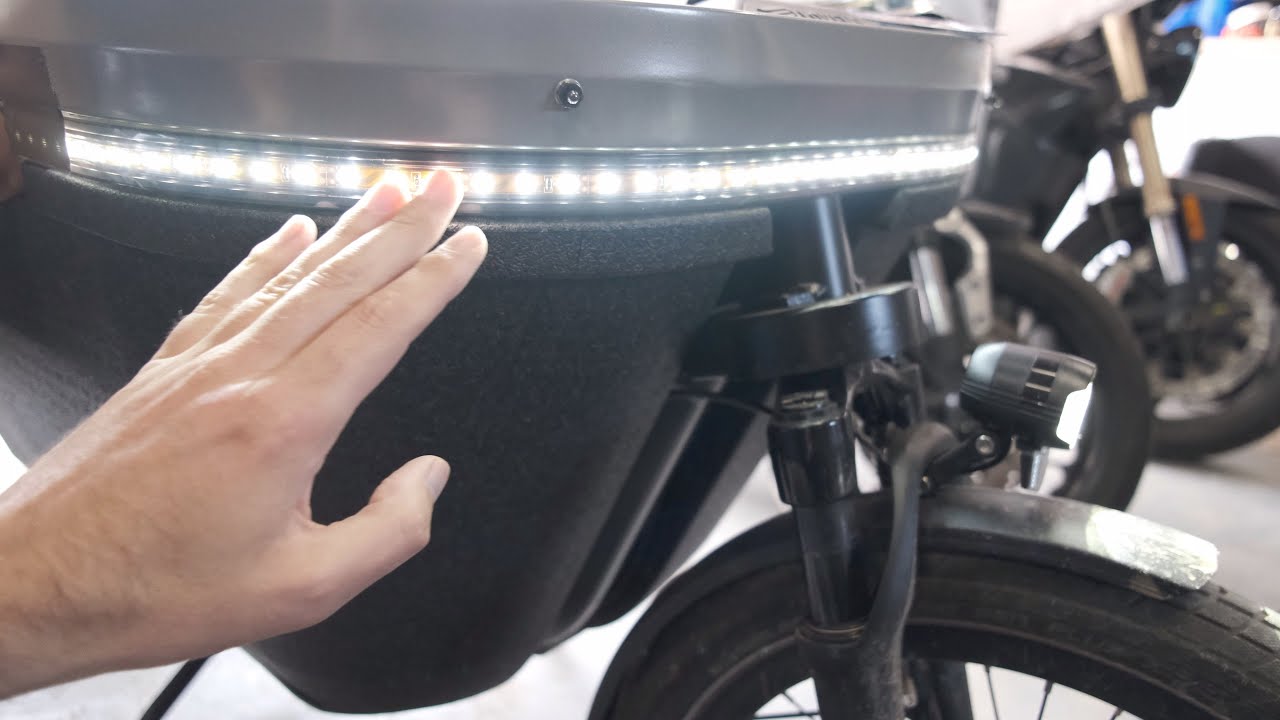 Nieuwe COB LED STRIP voor LOVENS EXPLORER bakfiets