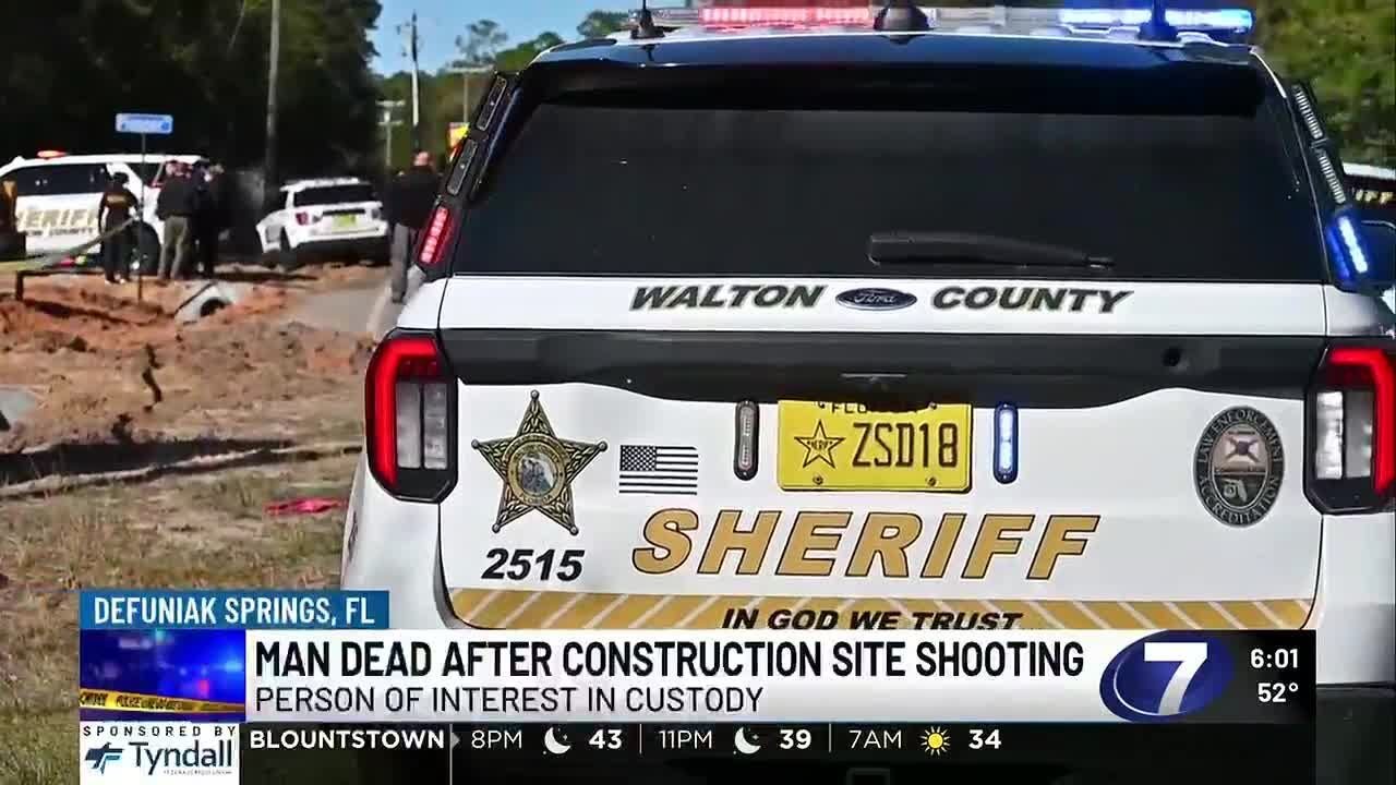 One dead and one behind bars after shooting in DeFuniak Springs