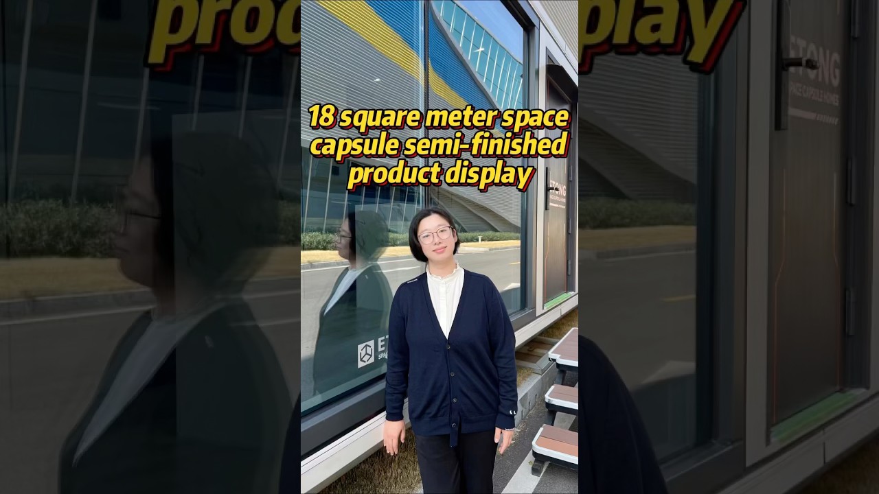18 square meter space capsule semi-finished product display 
