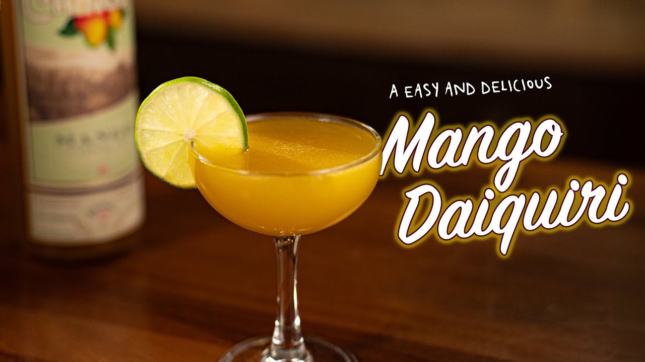 This is the easiest way to add mango to a cocktail