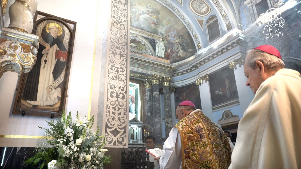 La parroquia San Esteban expone la ‘Tabla de San Vicente Ferrer’