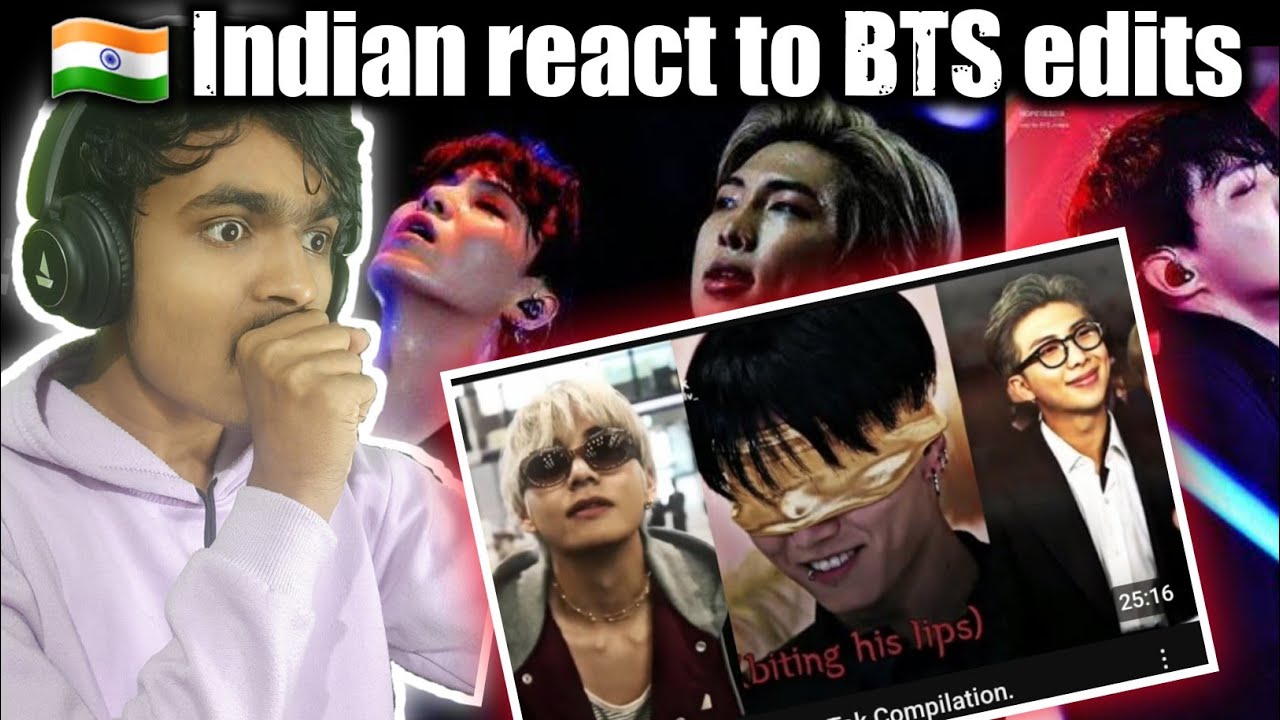 Reacting to BTS viral edits 💜 || Chill Anuj