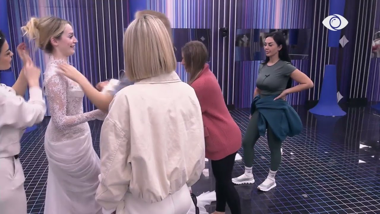 Selin provon fustanin e nusërisë, banoret e ndihmojnë - Big Brother Albania VIP 5