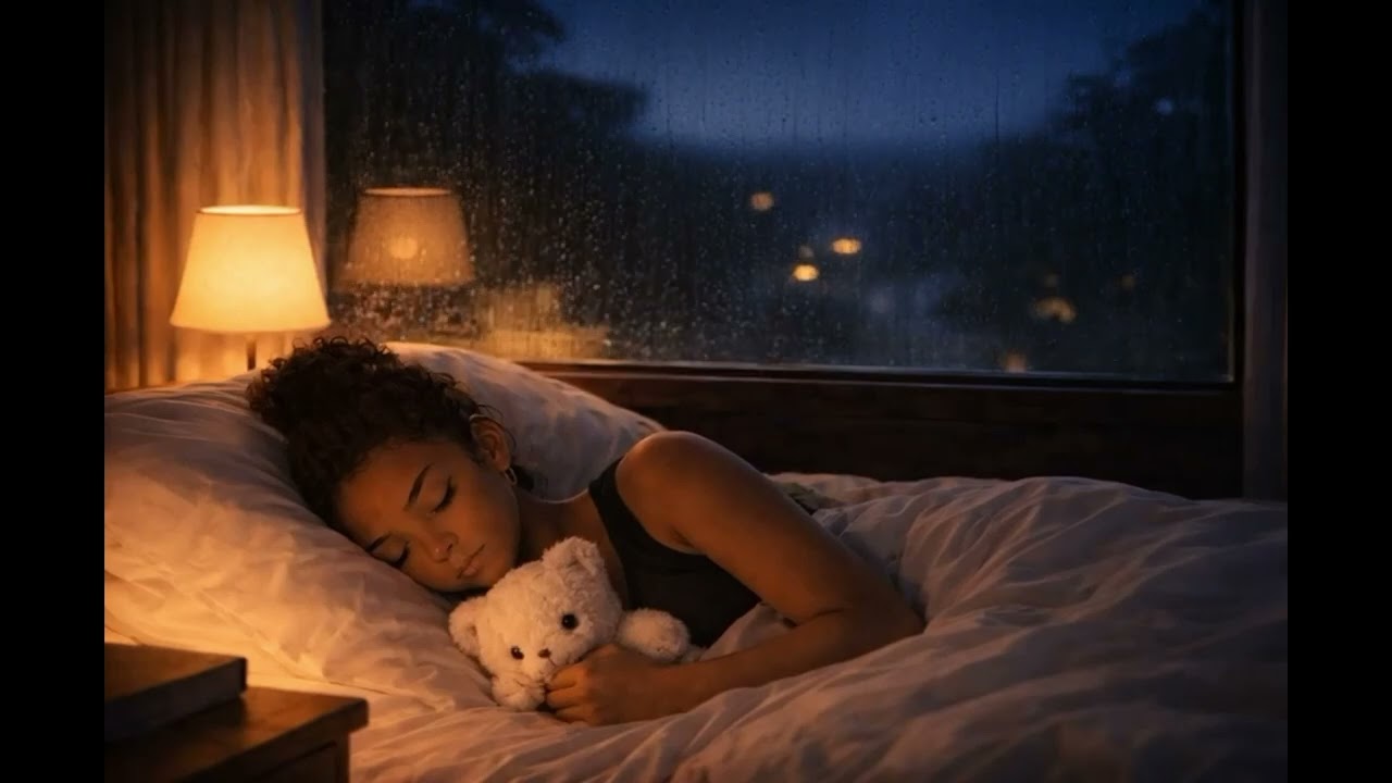 Heavy Night Rain for Deep Sleep | 3 Hours Uninterrupted