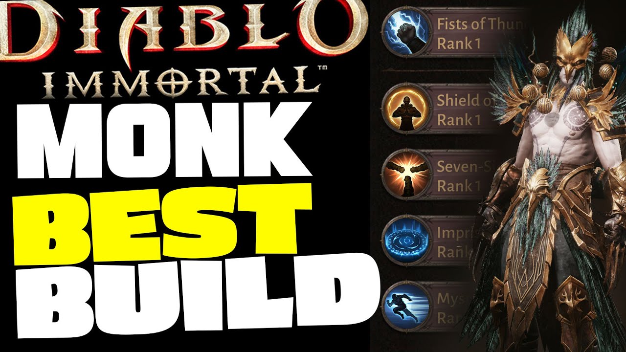 Use THIS Build! BEST Monk Guide Diablo Immortal