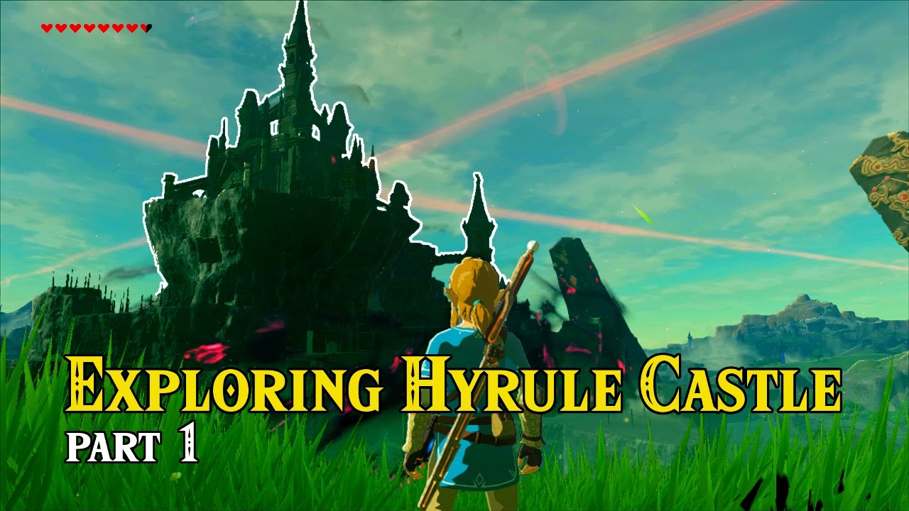 [Zelda Breath of the Wild] Исследование замка Хайрул — переход в комнату наблюдения