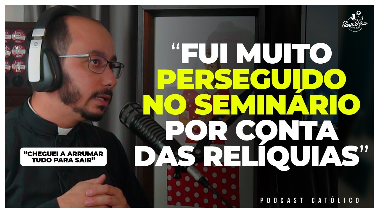 PADRE TIAGO E O TEMPO DE CRISE NO SEMINÁRIO | Cortes SantoFlow Podcast | Padre Tiago Henrique