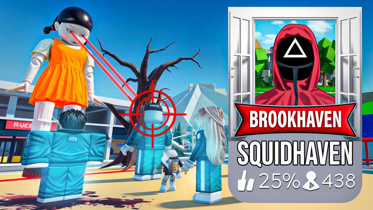 BROOKHAVEN'DA SQUID GAME OYUNU YARATTIM 😂 ROBLOX Brookhaven🏡RP