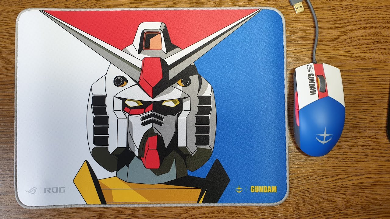 ASUS ROG Gundam Mouse + Mouse Pad