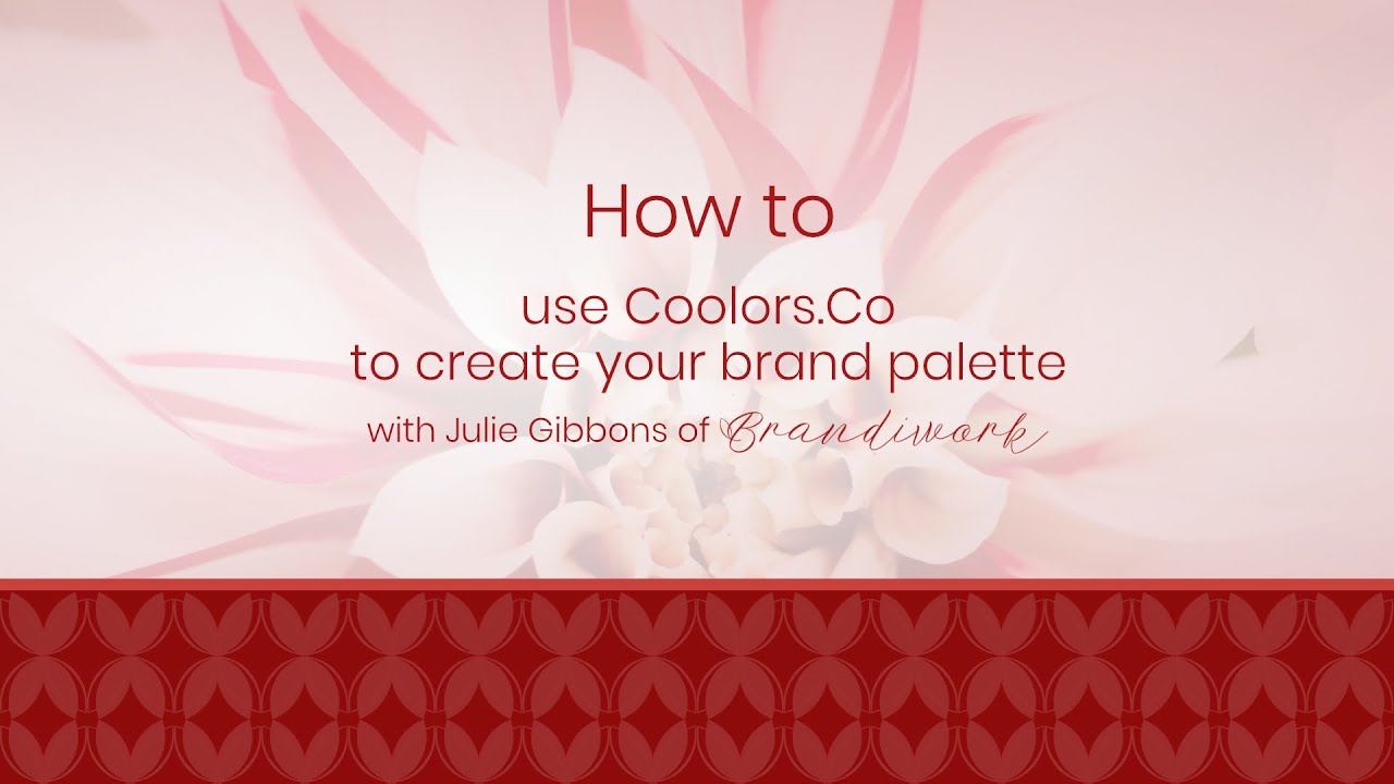 How to use Coolors.co FREE colour palette generator, to create the perfect palette for YOUR brand!