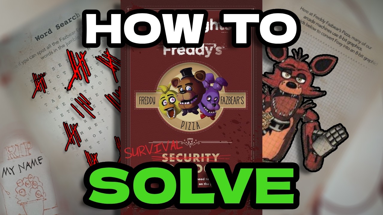 How To SOLVE The Survival Logbook The Way Scott Intended | FNAF