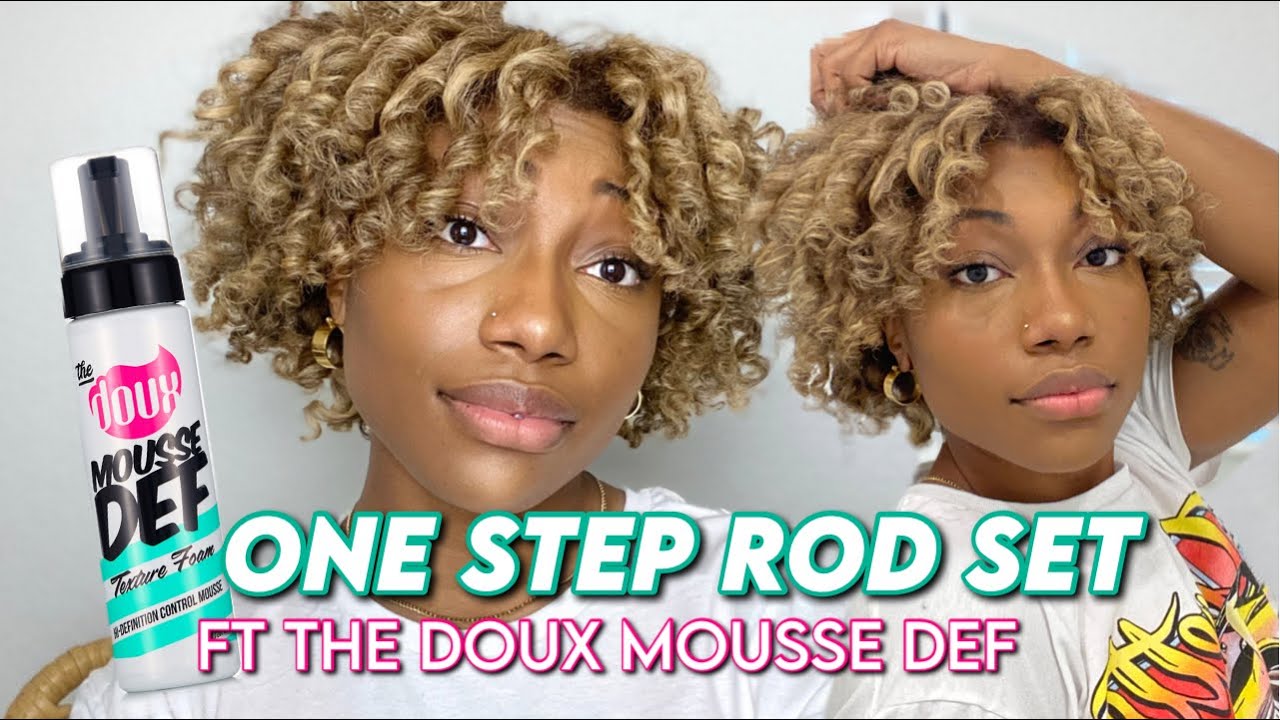 Flexirod Set on Type 4 Hair ft. The Doux | One Product Rod Set | + How to Save Curls Overnight