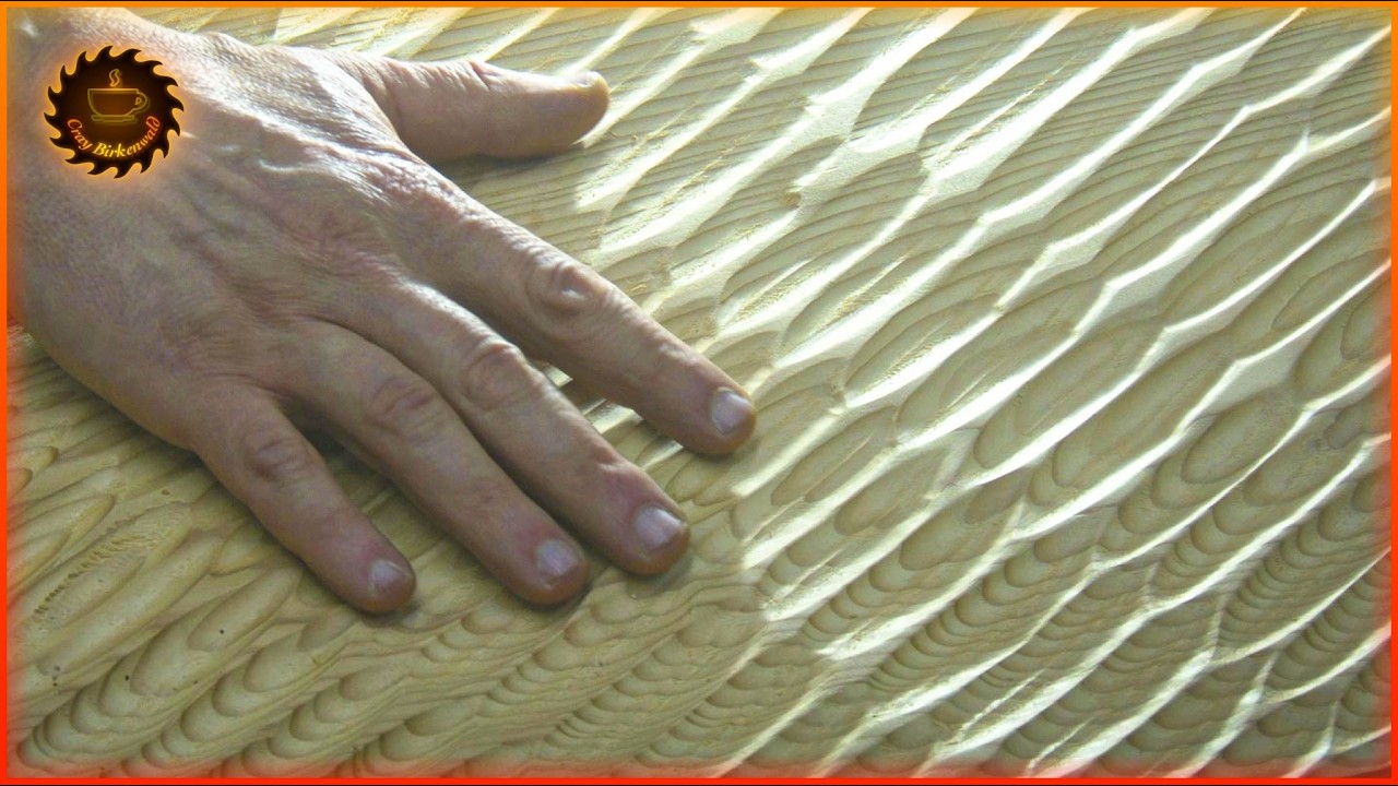 Texture organique à la défonceuse