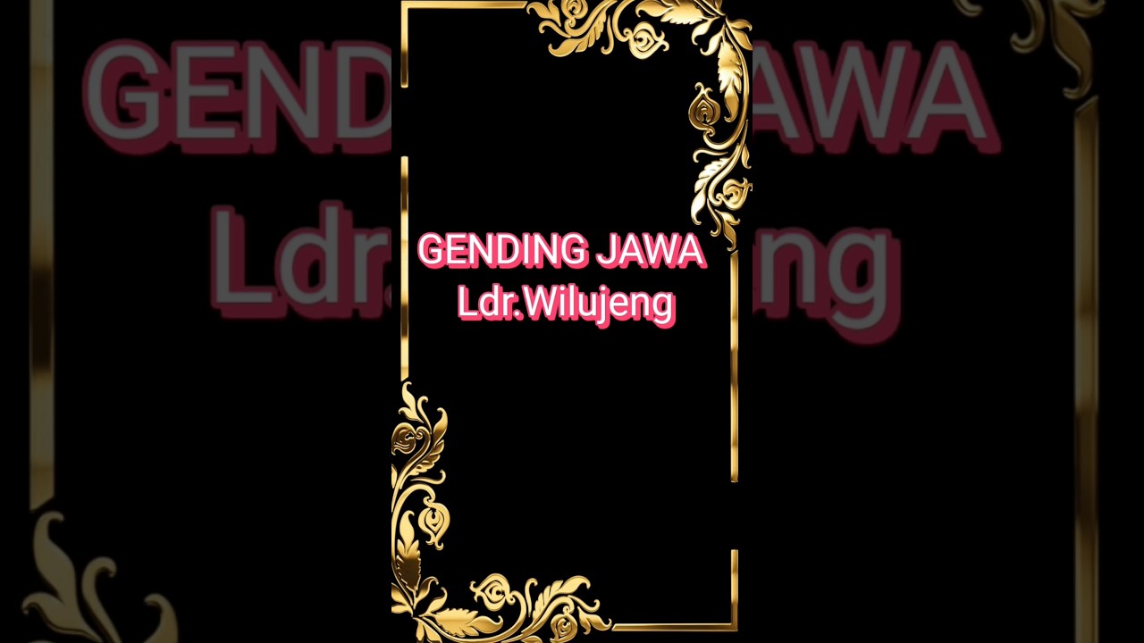 GENDING JAWA Ladrang Wilujeng #gendingjawa #uyonuyon #klenengan #uyonuyon