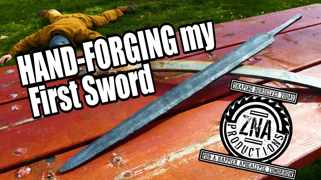 Forging my First Sword Ever (Sword Build Ep.1)