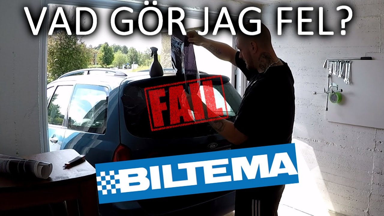 BILTEMAS SOLFILM PÅ BAKRUTAN