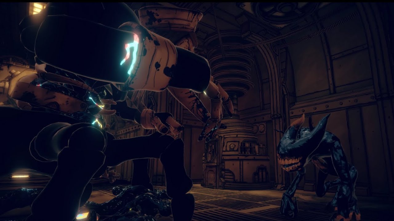 Ink Demon Saves Audrey and Devours Her - Bendy And The Dark Revival (2022 4K)