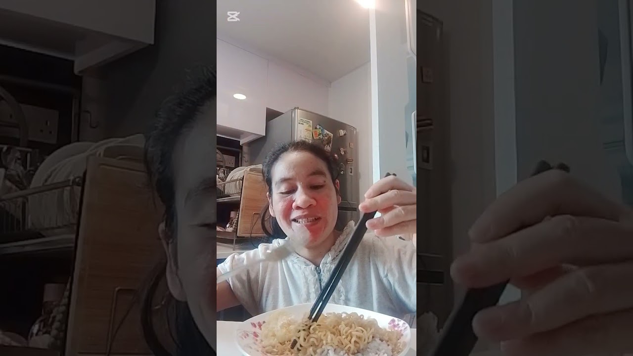 Pancit Canton and fried egg!