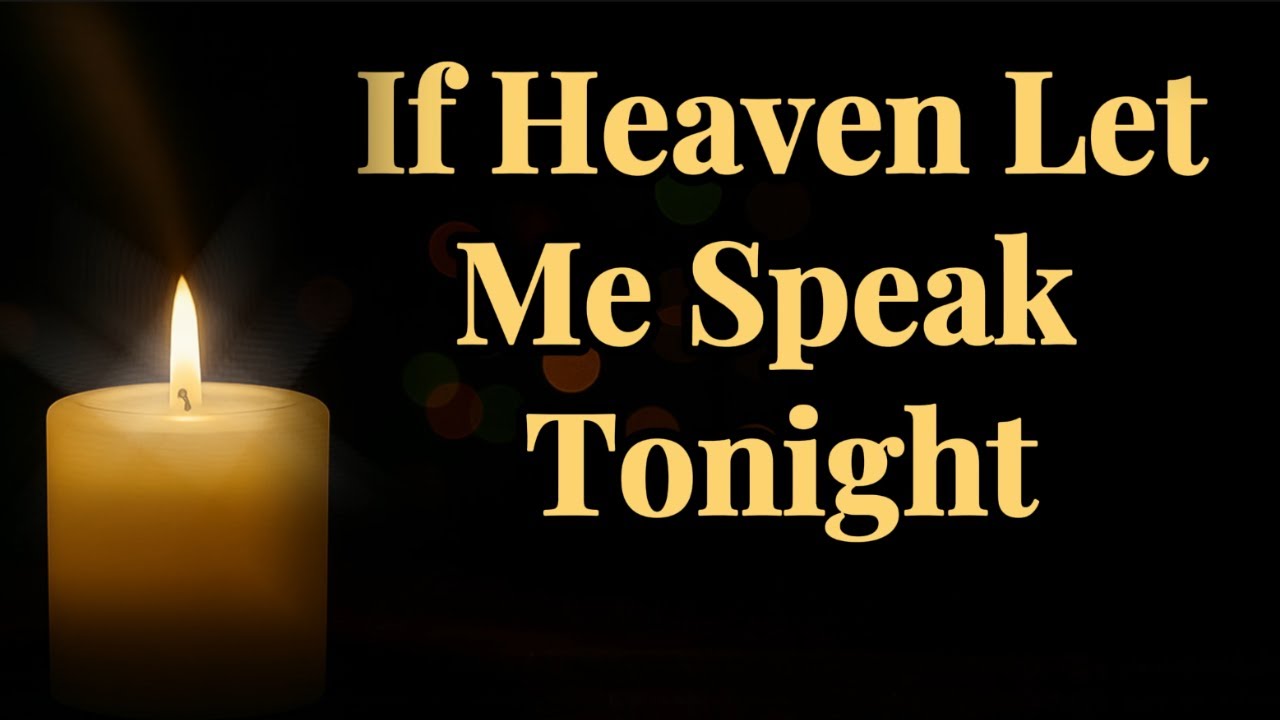 If Heaven Let Me Speak Tonight — The Things Left Unsaid (AI Music Video)