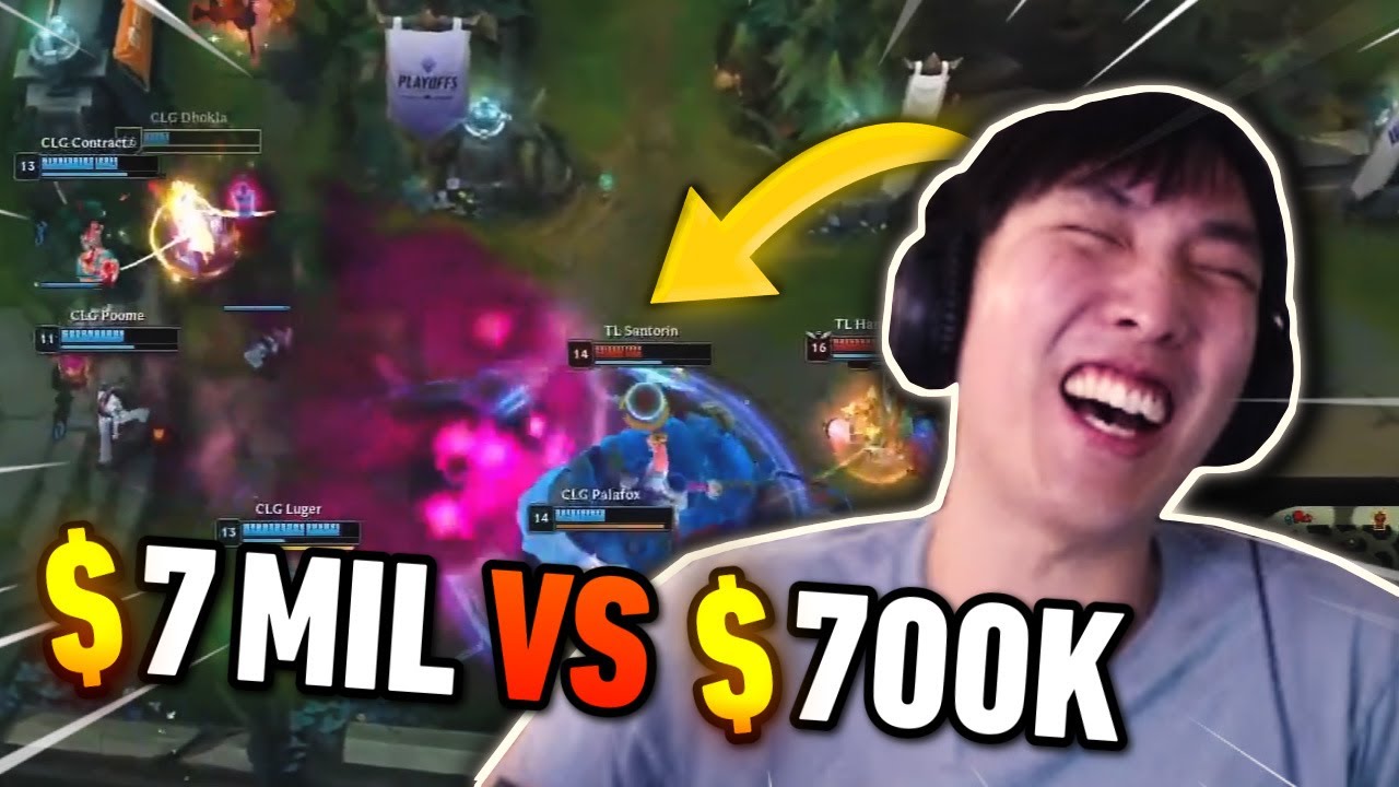WHO WINS: $7 MILLION or $700K ROSTER?! | Doublelift Co-Stream