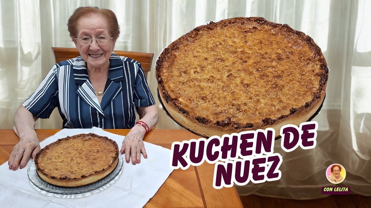 Kuchen de Nuez Casero 🍰 Receta Tradicional Paso a Paso | Cocina con La Lelita
