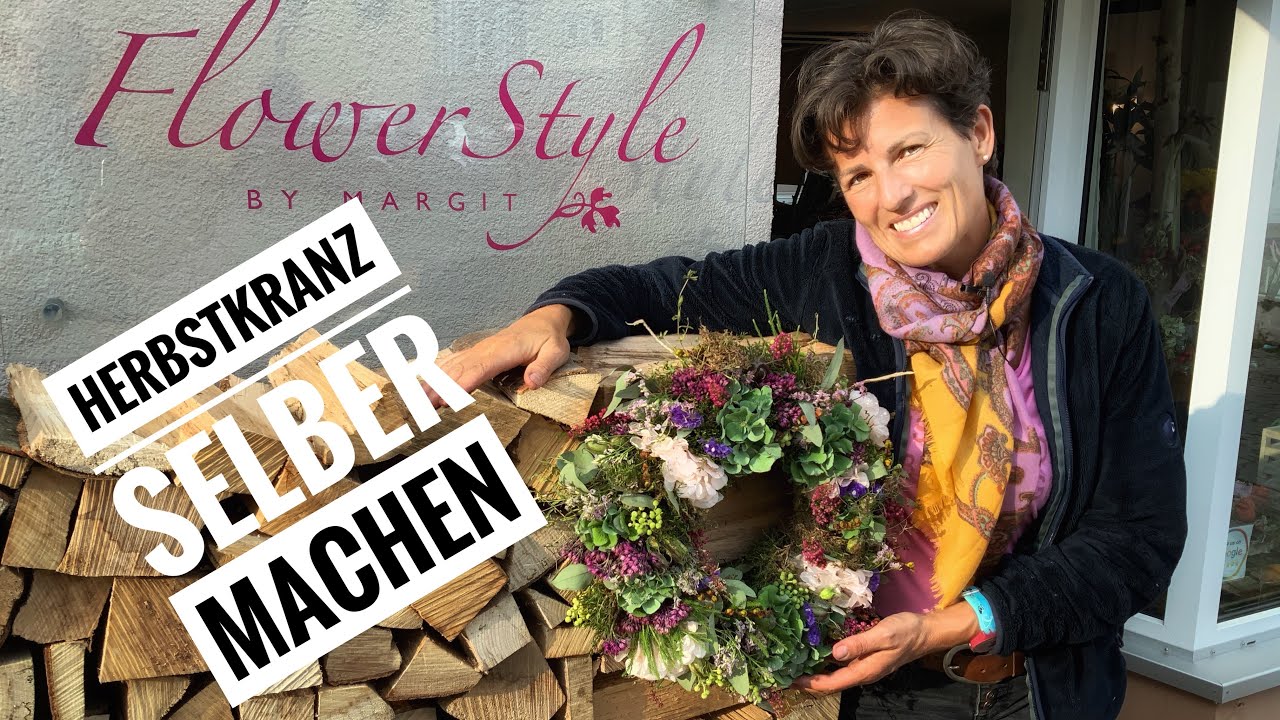 ZAUBERHAFTER HERBSTKRANZ  mit Naturmaterial selbst gemacht / DIY Dekoidee Türdekoration