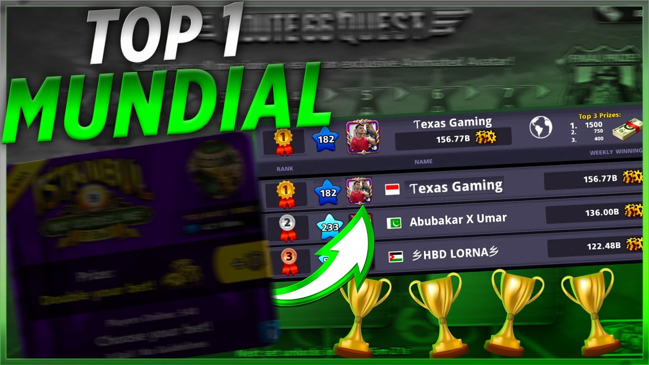 NAO ESTOU ACREDITANDO, EU SOU TOP 1 MUNDIAL NO 8 Ball Pool