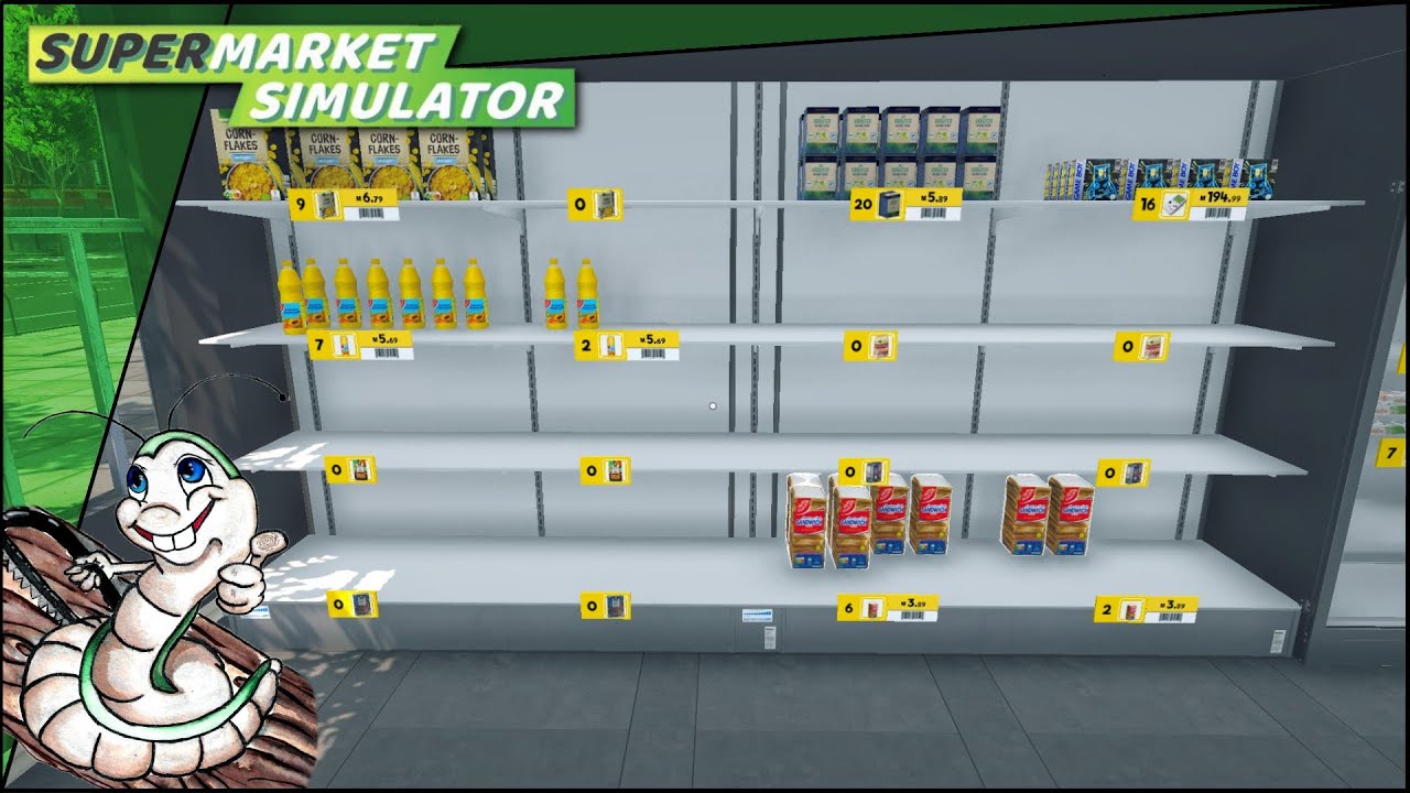 Supermarket Simulator #S3-F008🛍️Regale wieder leer | MODS | Gameplay Deutsch